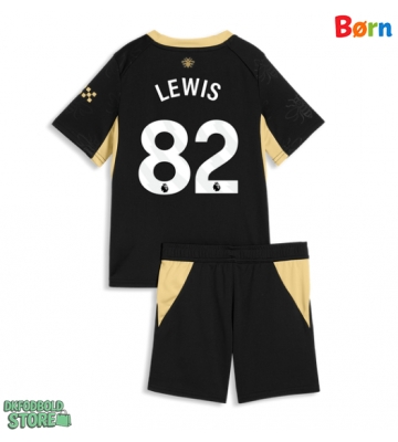 Manchester City Rico Lewis #82 Replika Babytøj Udebanesæt Børn 2026-27 Kortærmet (+ Korte bukser)